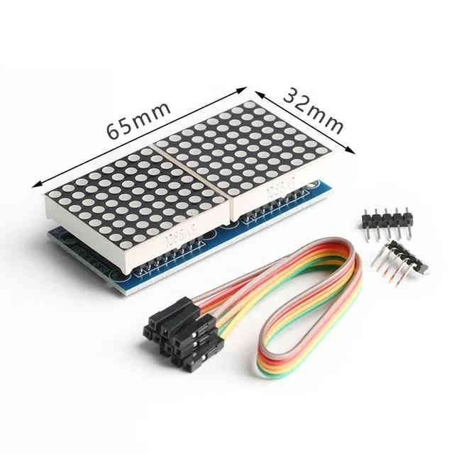 Module matrice LED 1x2 Max7219 rouge – Image 2