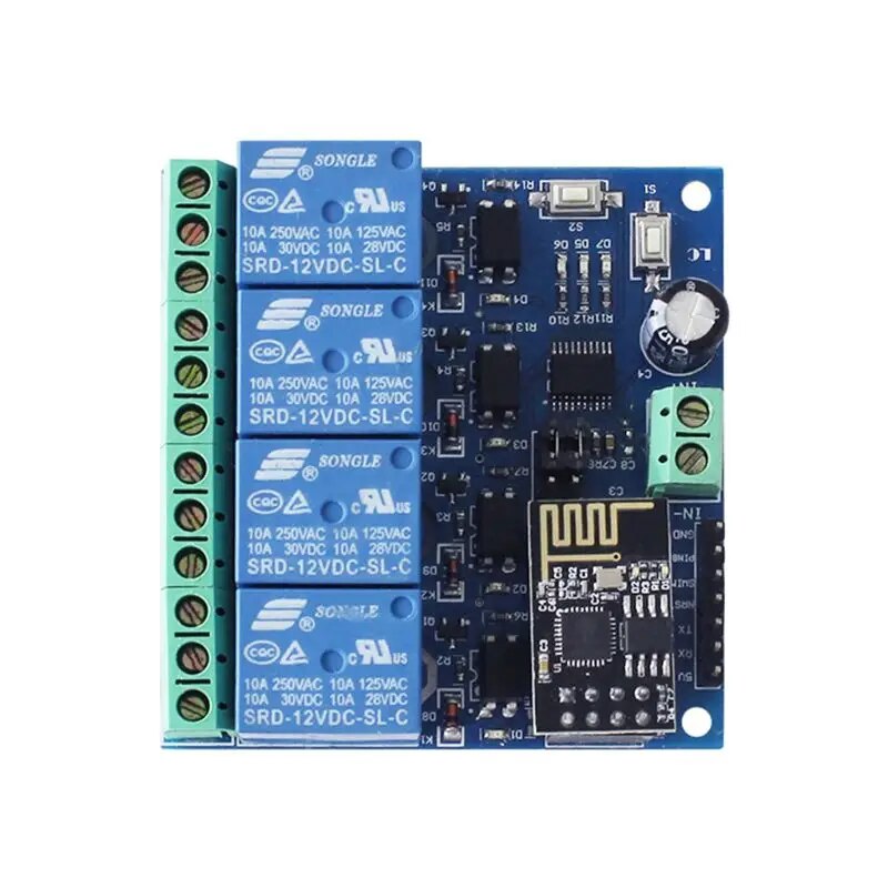 ESP8266 ESP-01 relais 12V pour contrôle d'applications IoT – Image 3