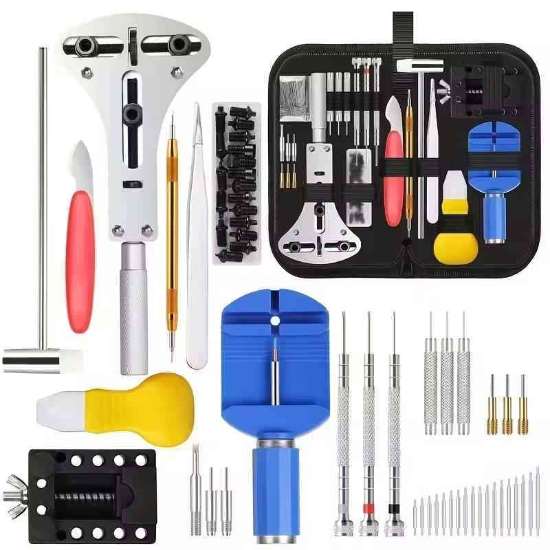 Kit d'outils d'horloger 147 pièces - Kit de réparation professionnel avec ouvre-boîtier – Image 2