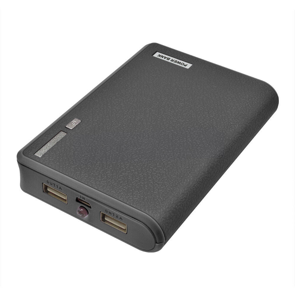 Boîtier de power bank 12 000 mAh noir pour 4x batteries lithium 18650 – Image 3