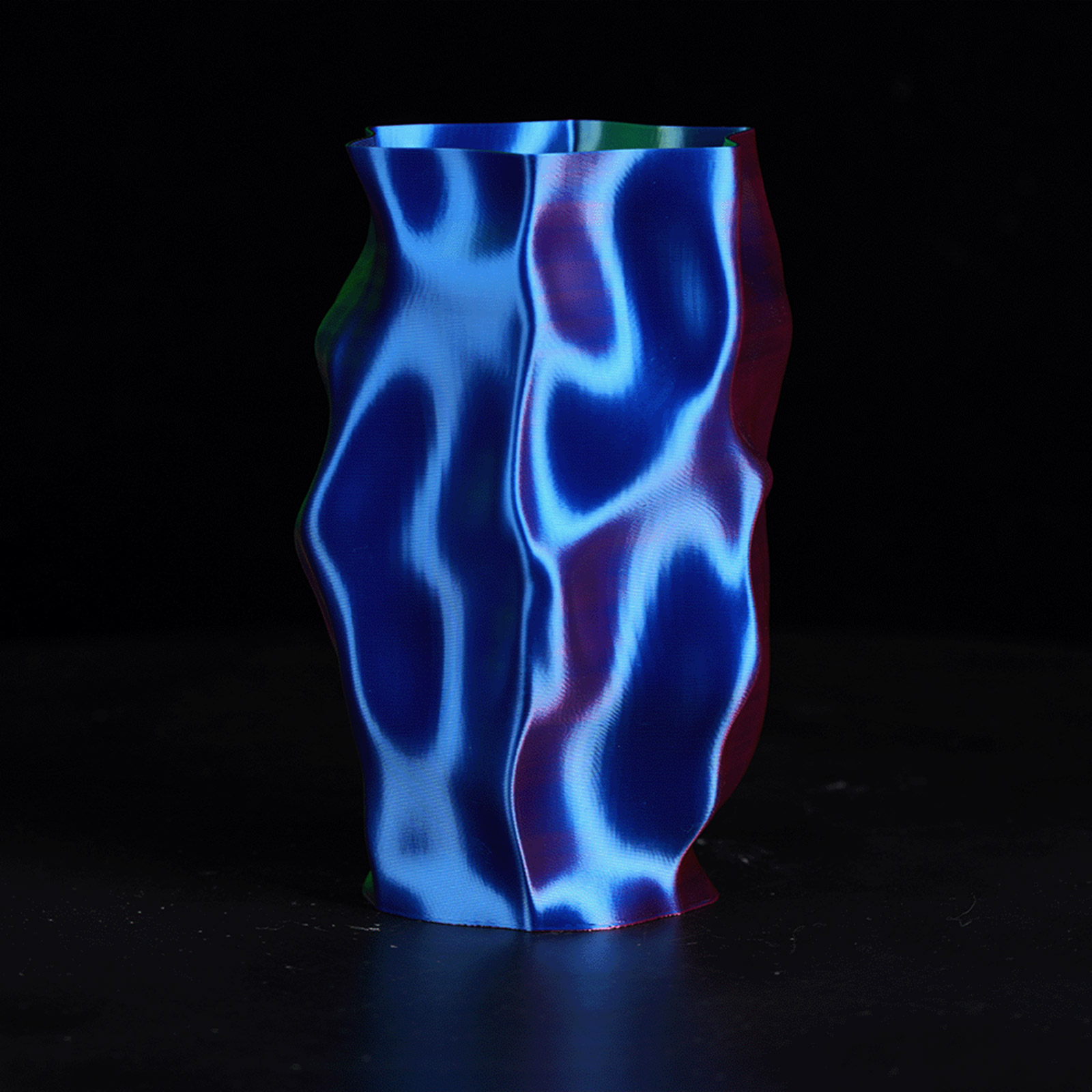 yourDroid Tri-Color Biosilk Filament PLA+ Bleu/Vert/Violet 1,75 mm 1 kg – Image 3
