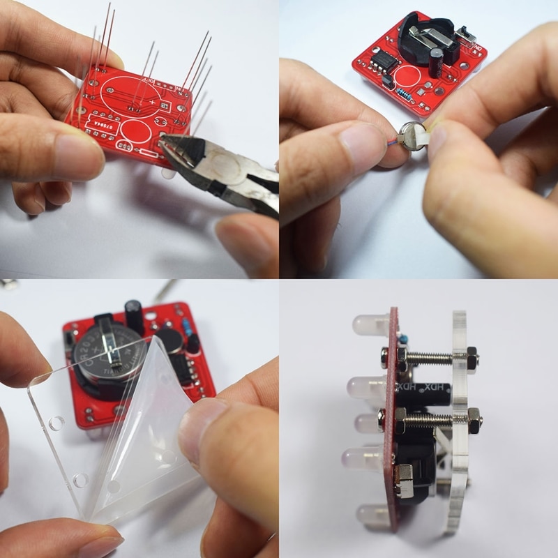 Bausatz: Digitaler LED Würfel (Grün)