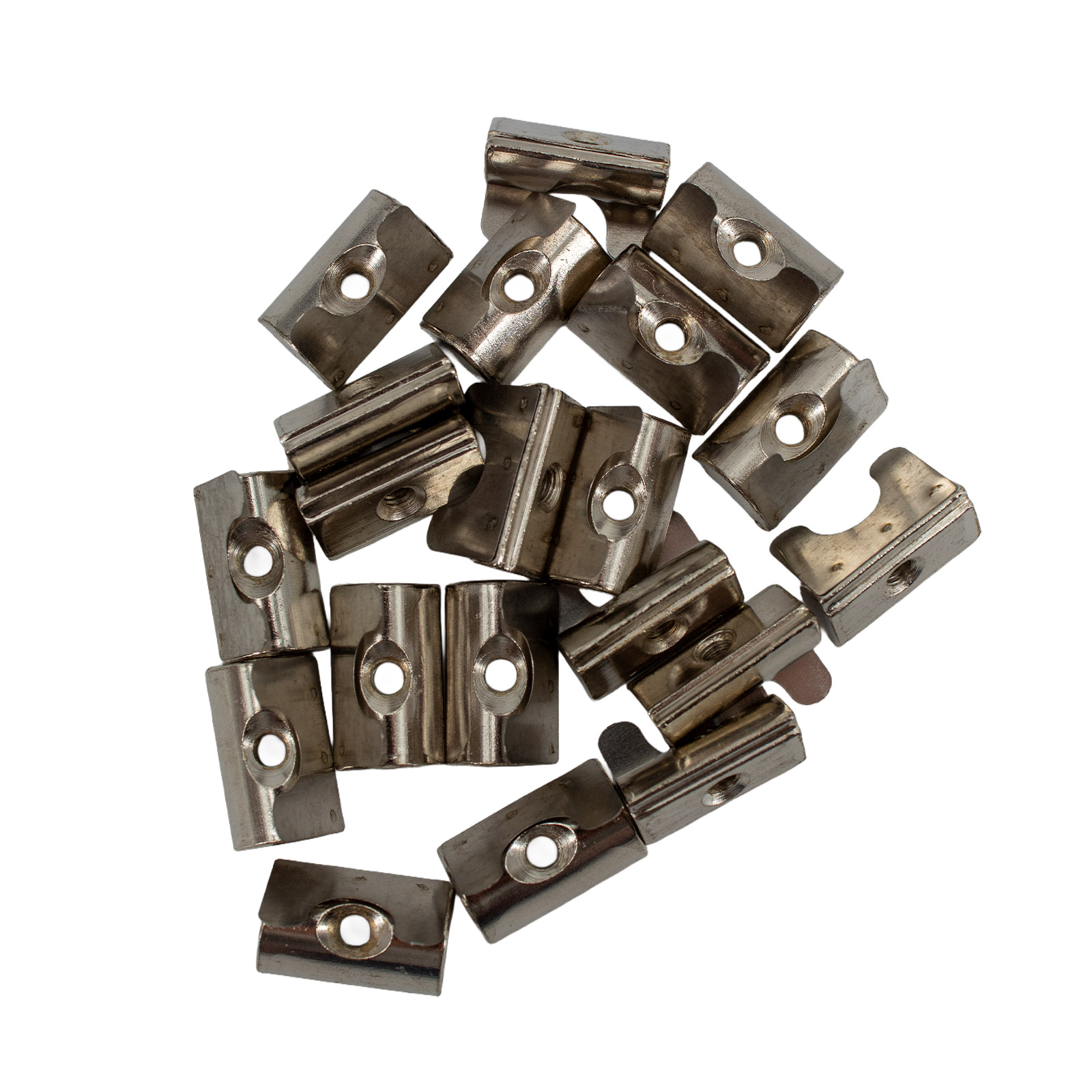 20x écrou à rainure M4 Nut 8 pivotant avec ressort