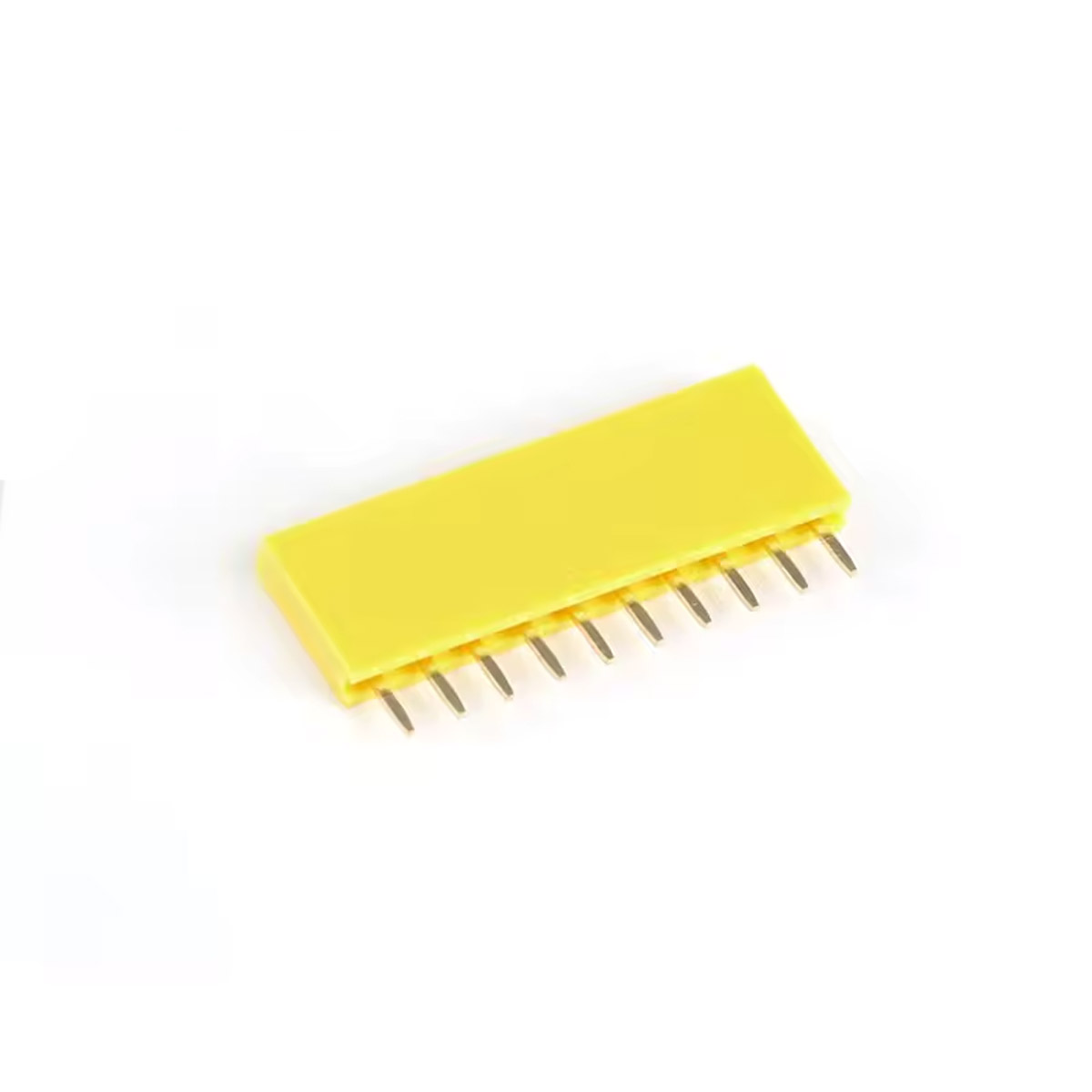 20x barrette femelle 10 broches 2,54 mm jaune – Image 2