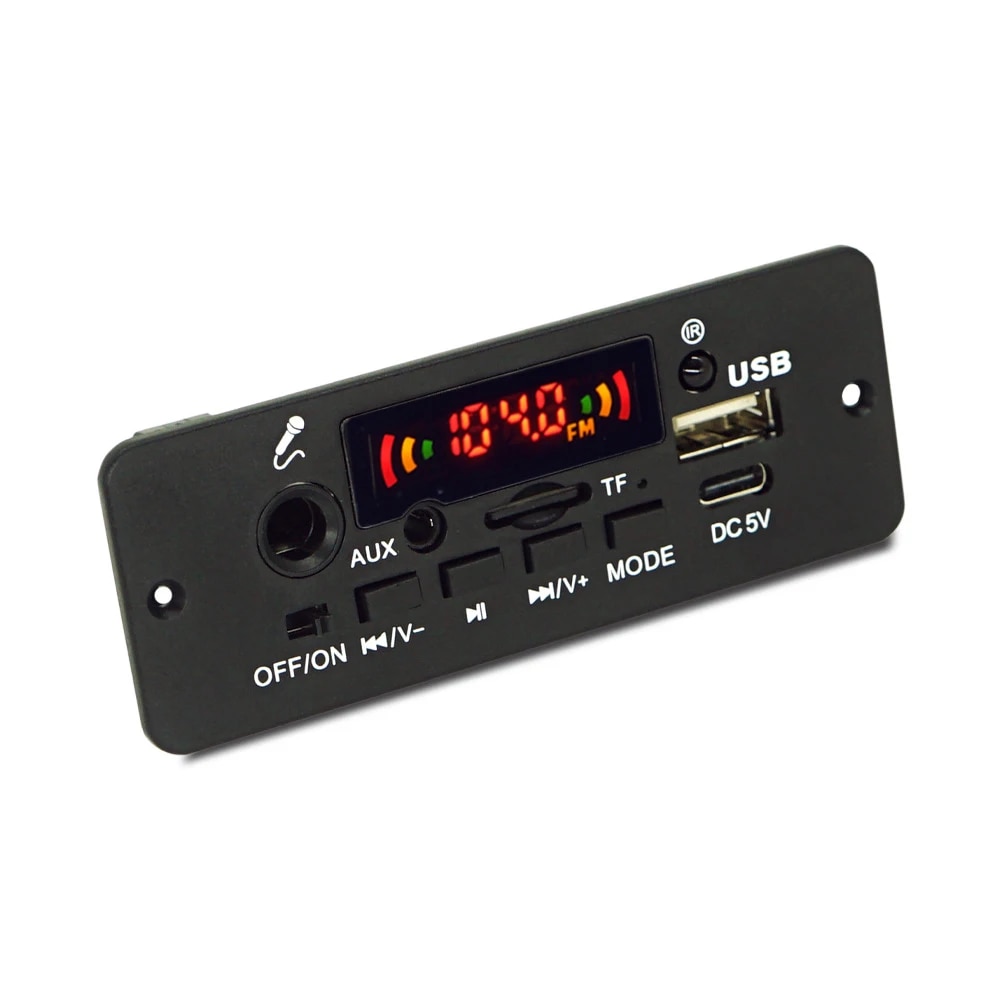 Amplificateur Bluetooth 2*5W 12V Décodeur MP3 Lecteur musical auto Radio FM – Image 2