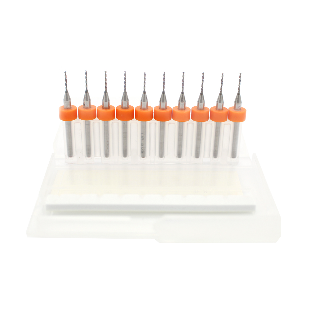10x Mini foret 0,8 mm pour PCB SMT CNC Dremel Proxxon gravure fraise Impression 3D