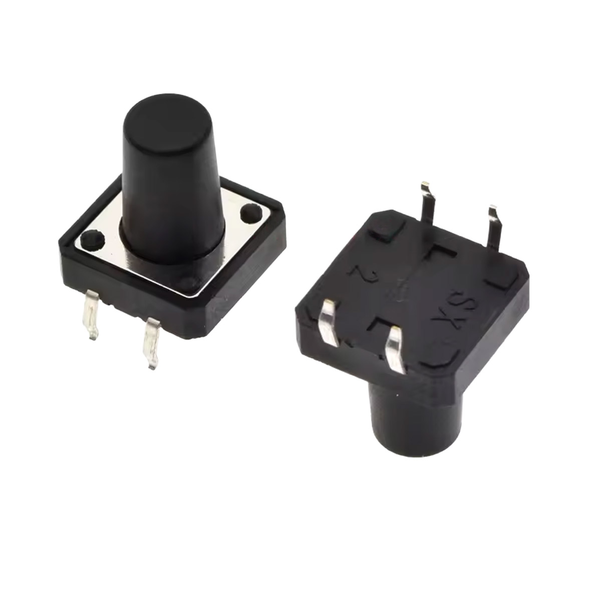 10x Boutons 12x12x13mm THT – Micro-interrupteurs à pression pour Arduino, ESP32 et projets DIY – Image 2