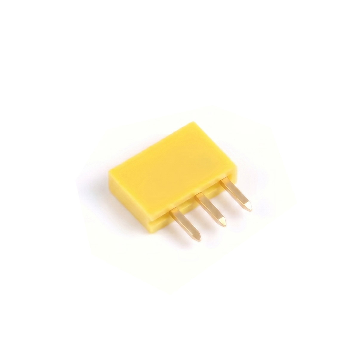 20x barrette femelle 3 broches 2,54 mm jaune – Image 2