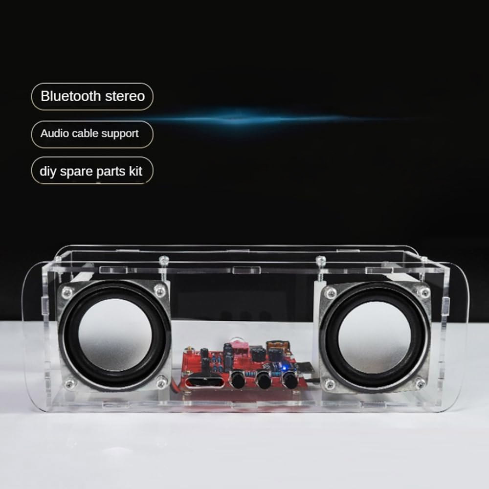 Kit DIY enceinte stéréo Bluetooth avec boîtier – Image 4