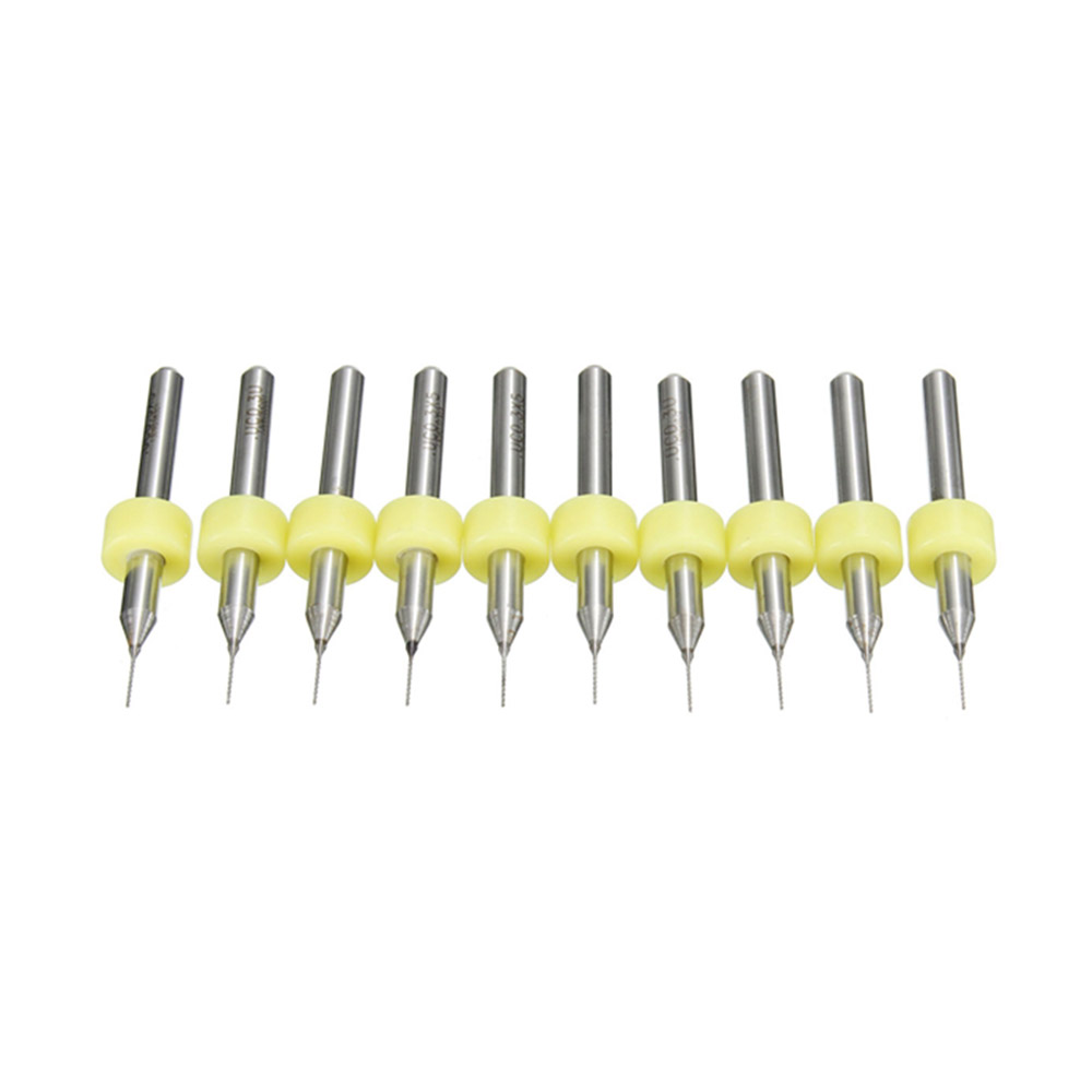 10x Mini foret 0,5 mm pour carte PCB SMT CNC Dremel Proxxon gravure fraise – Image 5