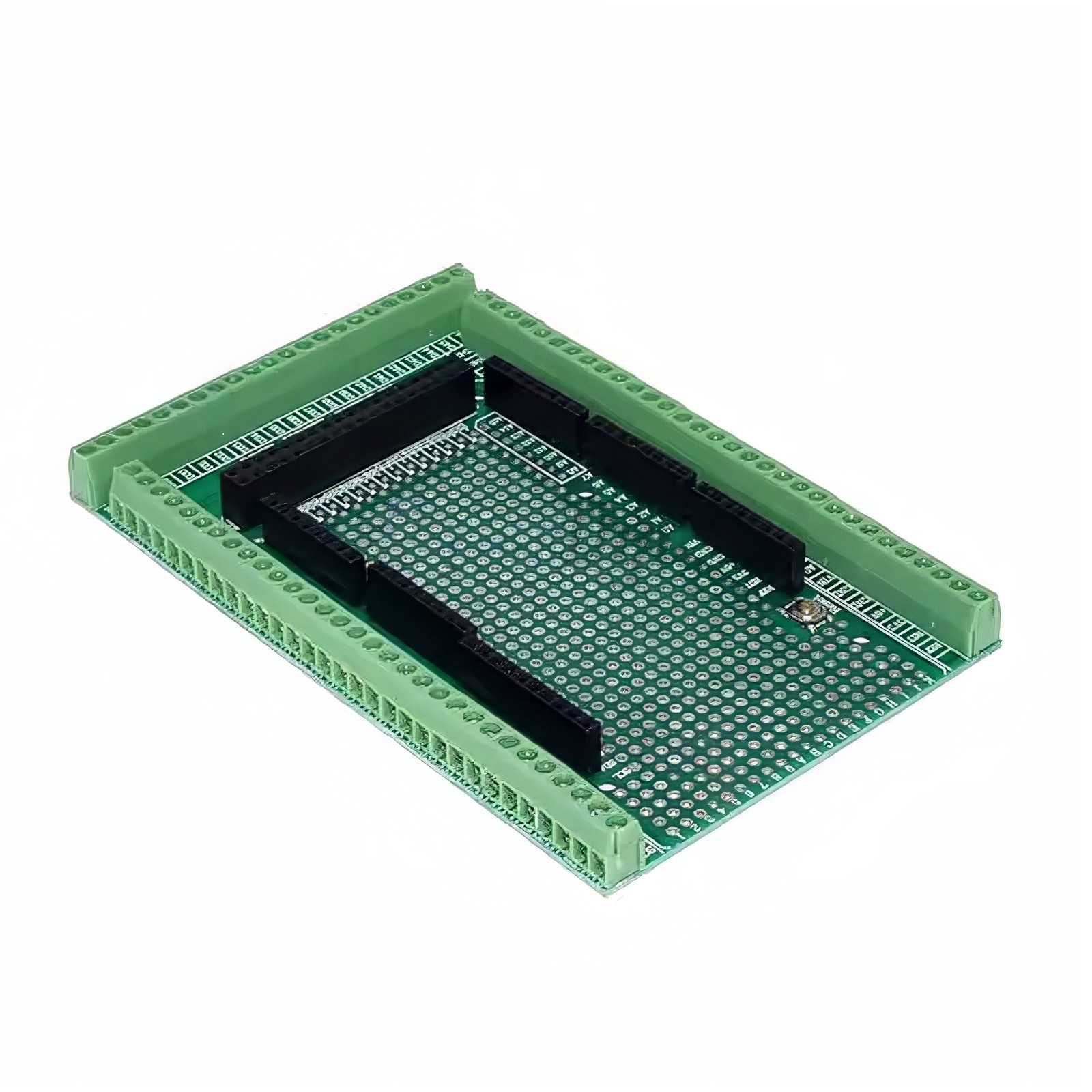 Shield de prototypage avec bornes à vis compatible avec Mega2560 (soudé)
