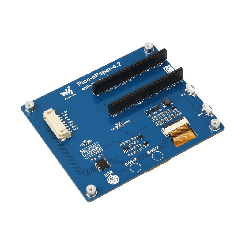 Module d'affichage E-Paper Waveshare 4,2" pour Raspberry Pi Pico, 400×300 – Image 3