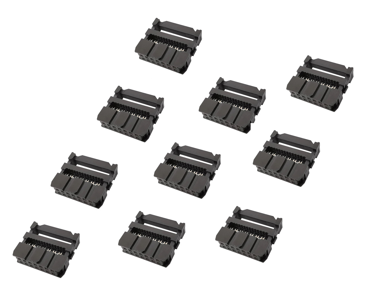 10 pièces connecteur IDC femelle 14 broches 2x7P 2,54 mm – Image 3