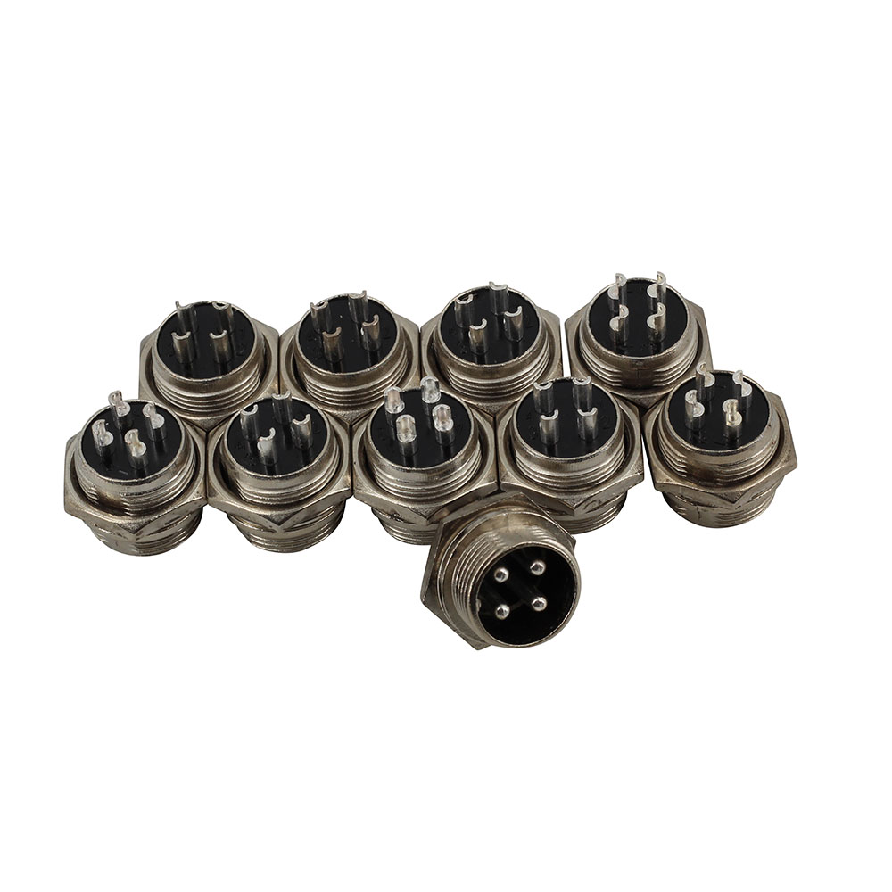 10x GX16 connecteur 4 broches + prise – Image 3