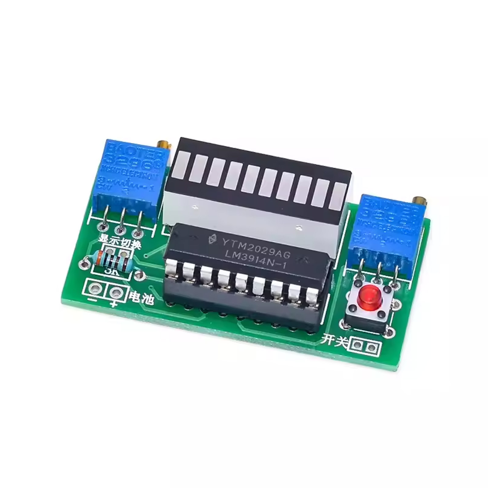 Kit indicateur LED de batterie LM3914 pour mesure de tension – Image 2