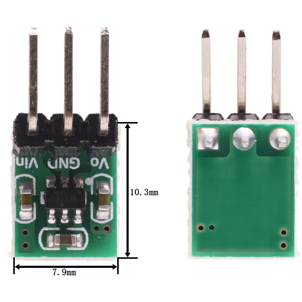Mini convertisseur de tension DC 1.8V-5V vers 3.3V sortie fixe – Image 2