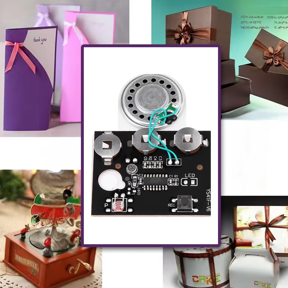 Module sonore pour cartes d'anniversaire avec capteur de lumière – Image 3