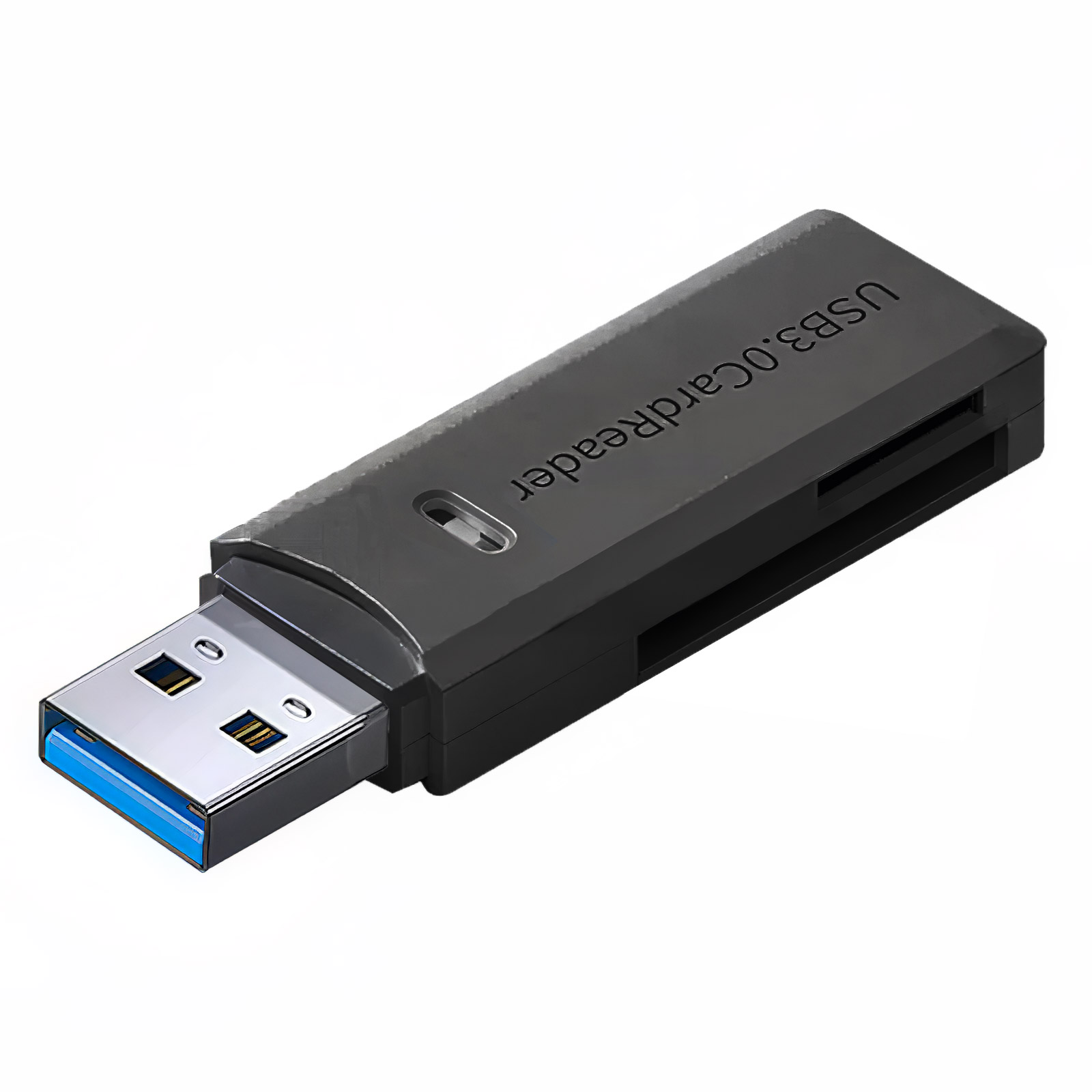 Lecteur de cartes USB 3.0 pour SD/MicroSD (Noir)