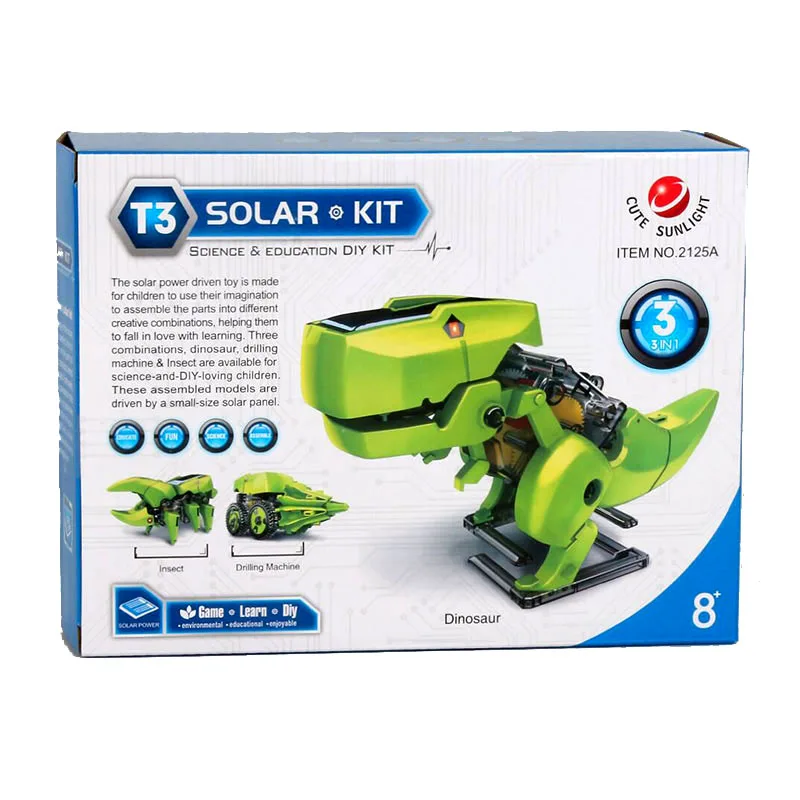 Kit robot solaire 3 en 1 jouet éducatif pour enfants dès 8 ans – Image 2