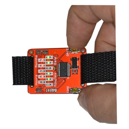 Olimex Kit de montre binaire à souder avec composants CMS – Image 4