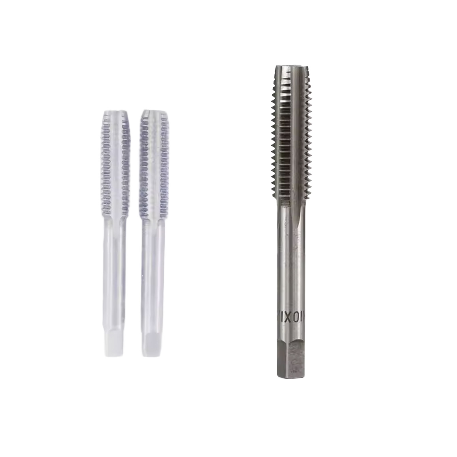 2x Taraud M10 HSS – Taraud manuel métrique à rainure droite