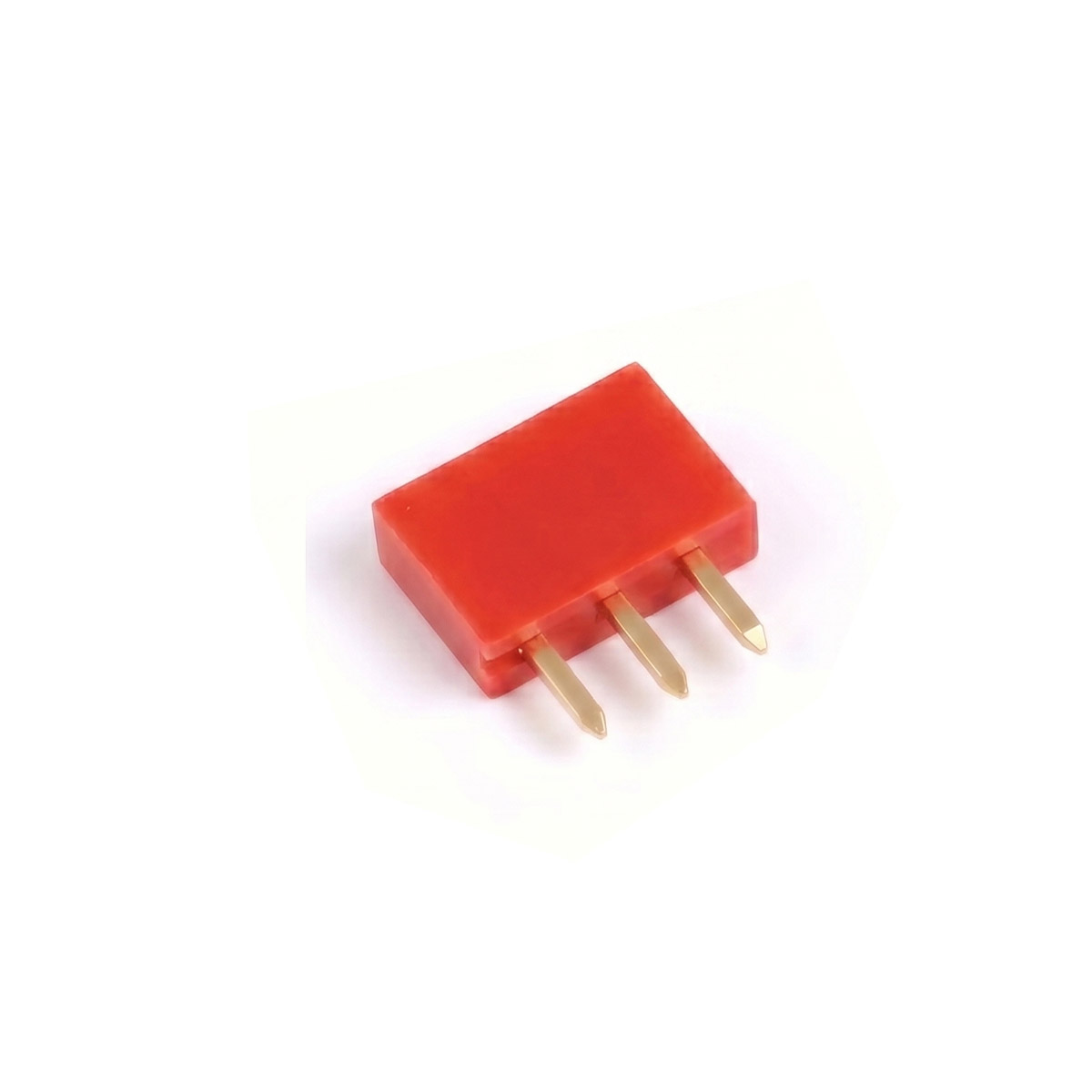 20x Barrette femelle 3 broches 2,54 mm Rouge – Image 2