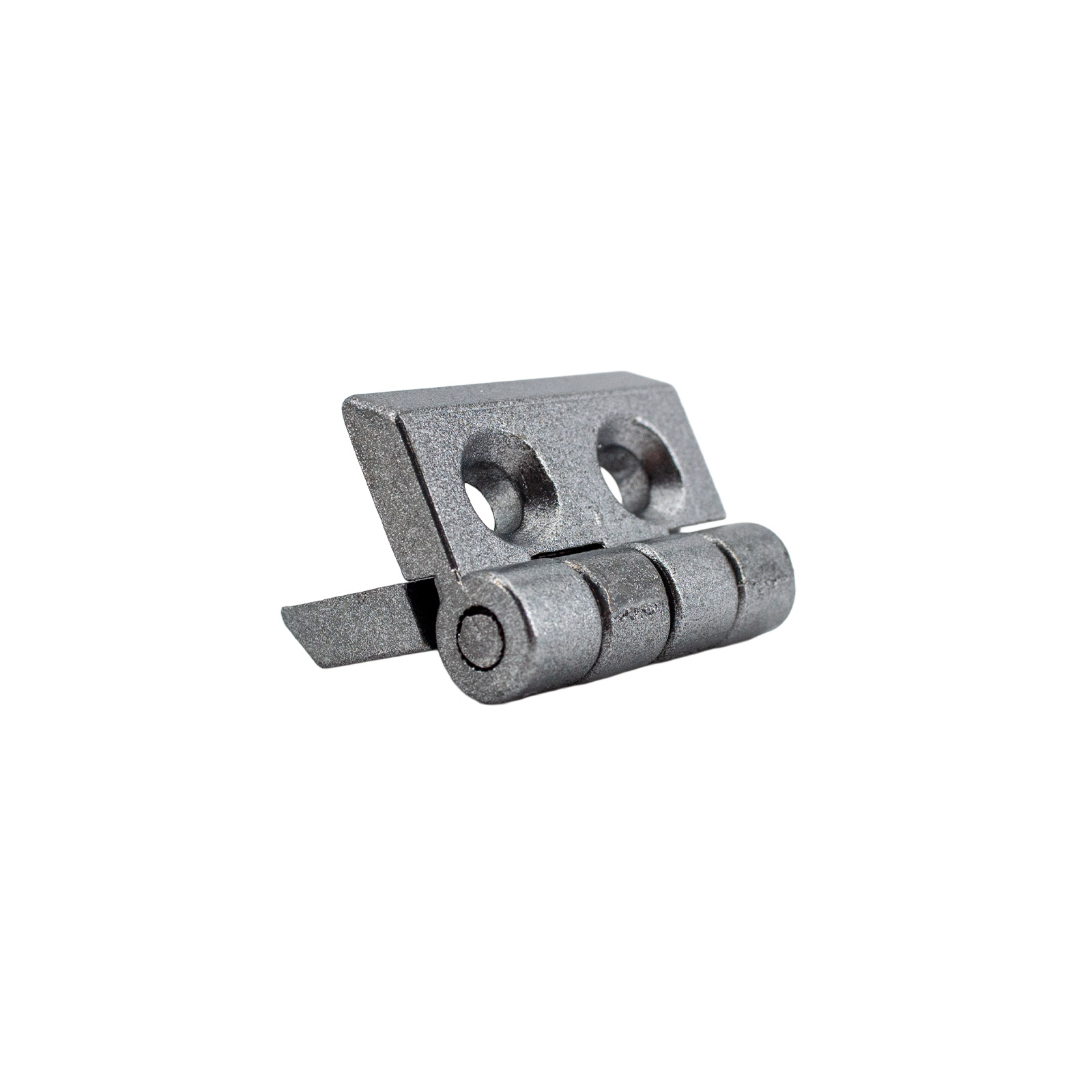 2x charnières métalliques pour profilés aluminium 2020 argent – Image 3