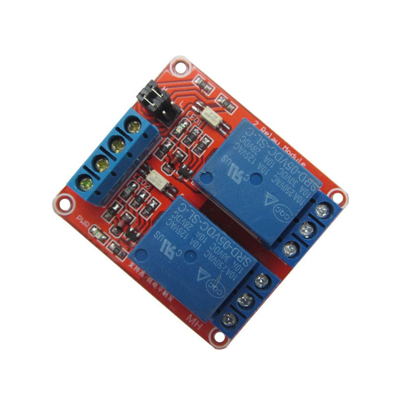 Module relais 2 canaux 5V déclencheur High / Low Level réglable