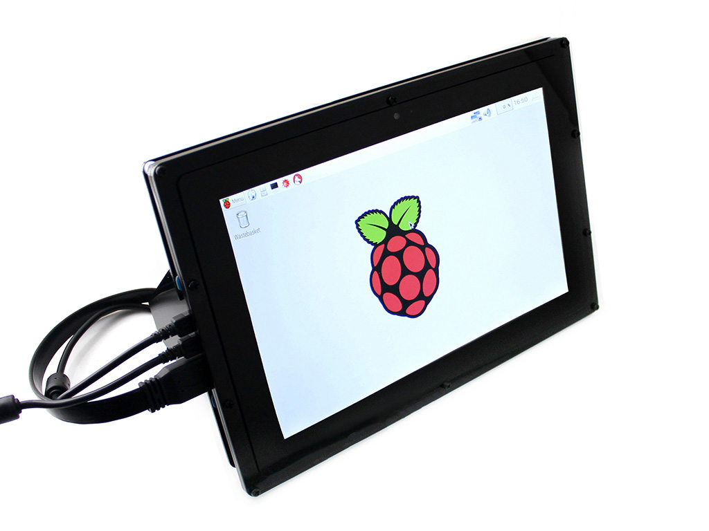 Écran LCD tactile HDMI 10,1" avec boîtier pour Raspberry Pi