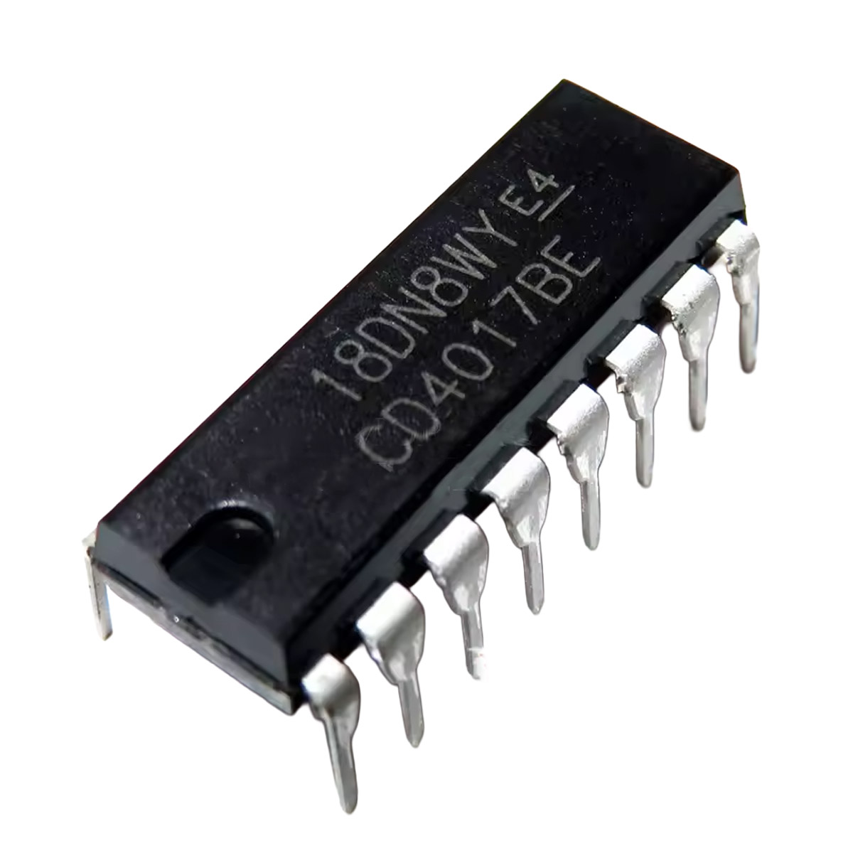 10x CD4017 compteur/décadeur CMOS IC DIP-16 pour projets LED – Image 2