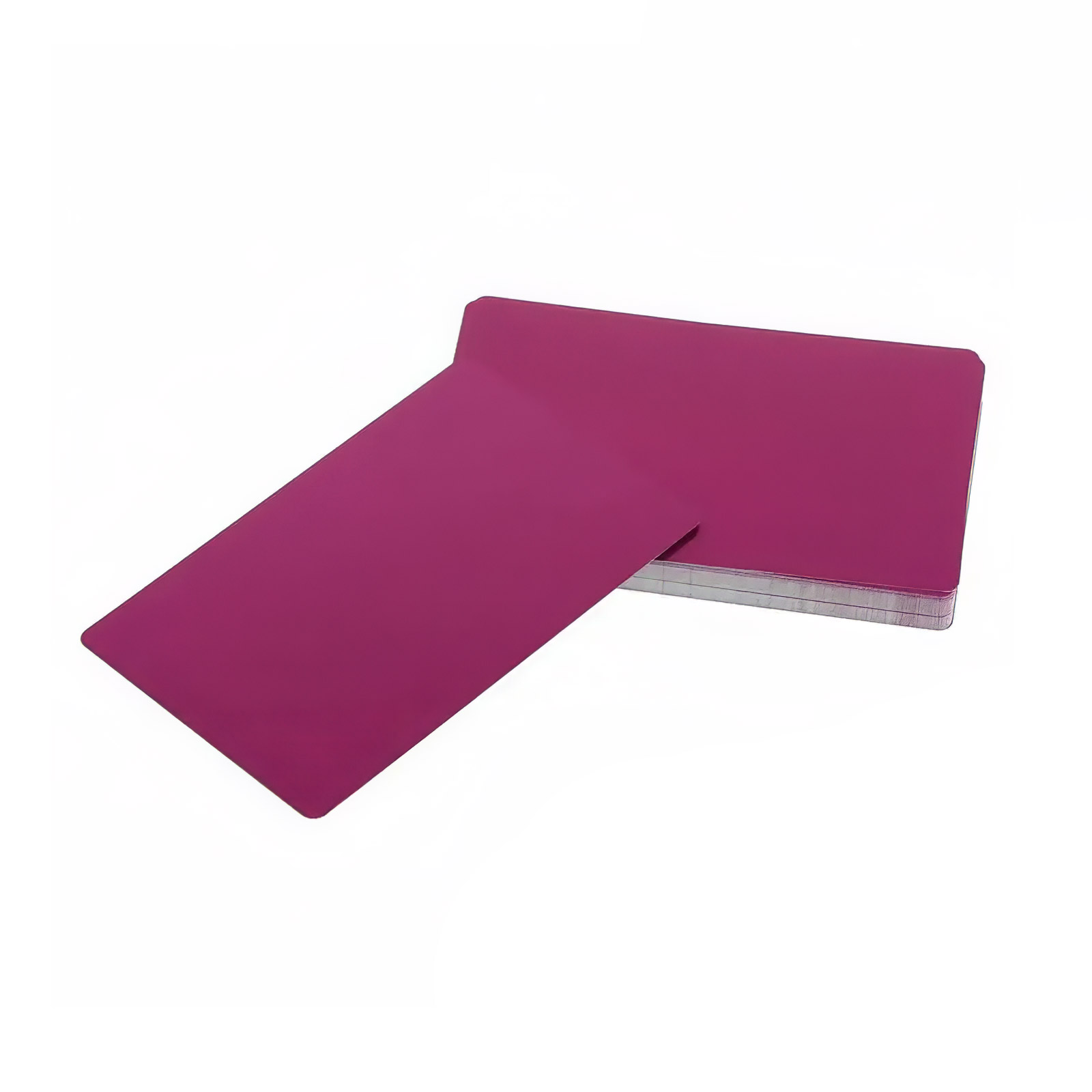50x ébauches de cartes de visite métalliques violettes – Image 2