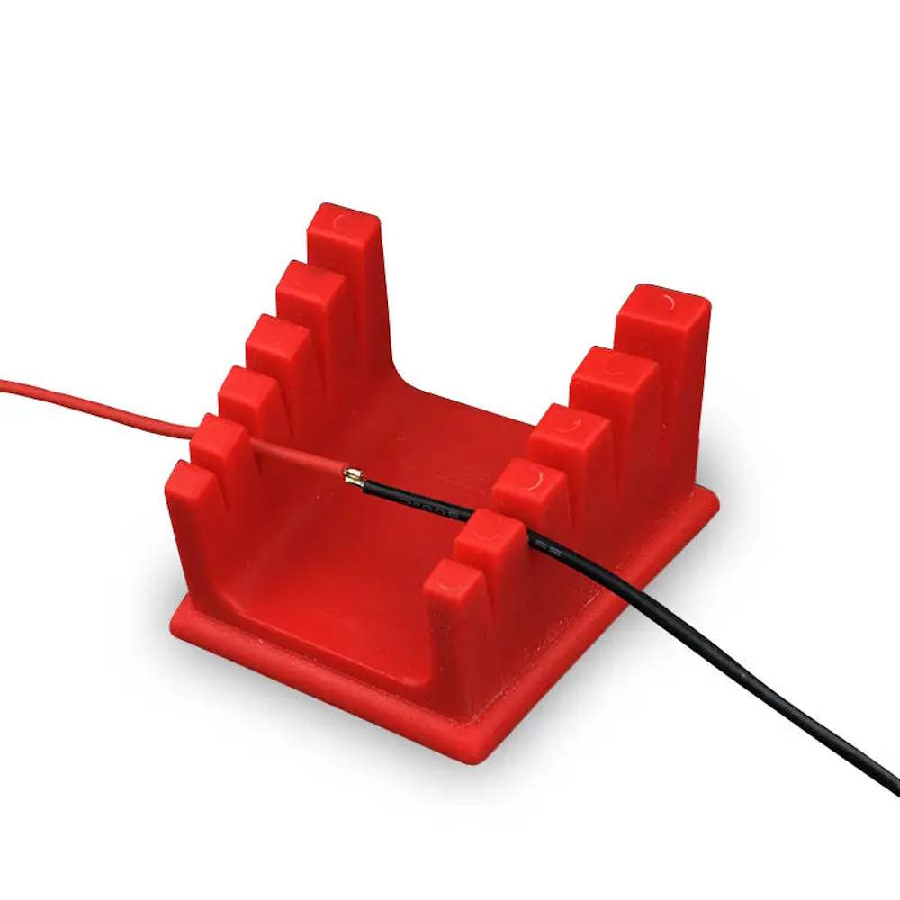 Aide à la soudure support de câbles pour travaux d'électronique et de réparation (Rouge) – Image 2