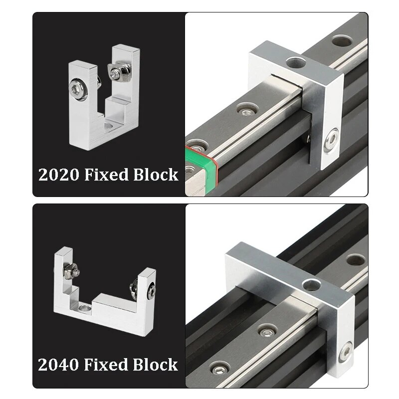 Support MGN12 pour profil V-Slot 2040 pour imprimante 3D Voron – Image 3