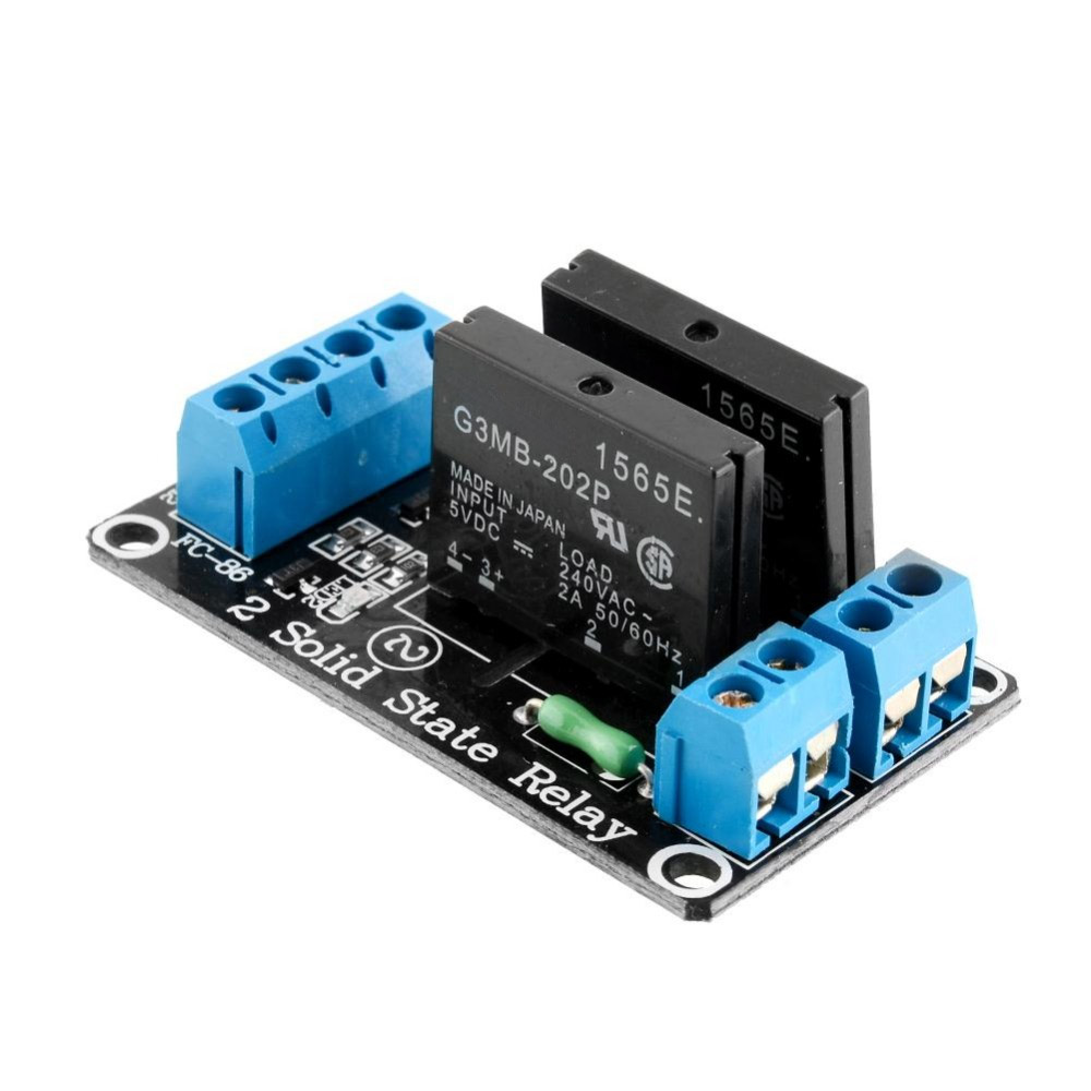 Module relais à semi-conducteurs 2 canaux 5V/230VAC déclenchement bas niveau – Image 3