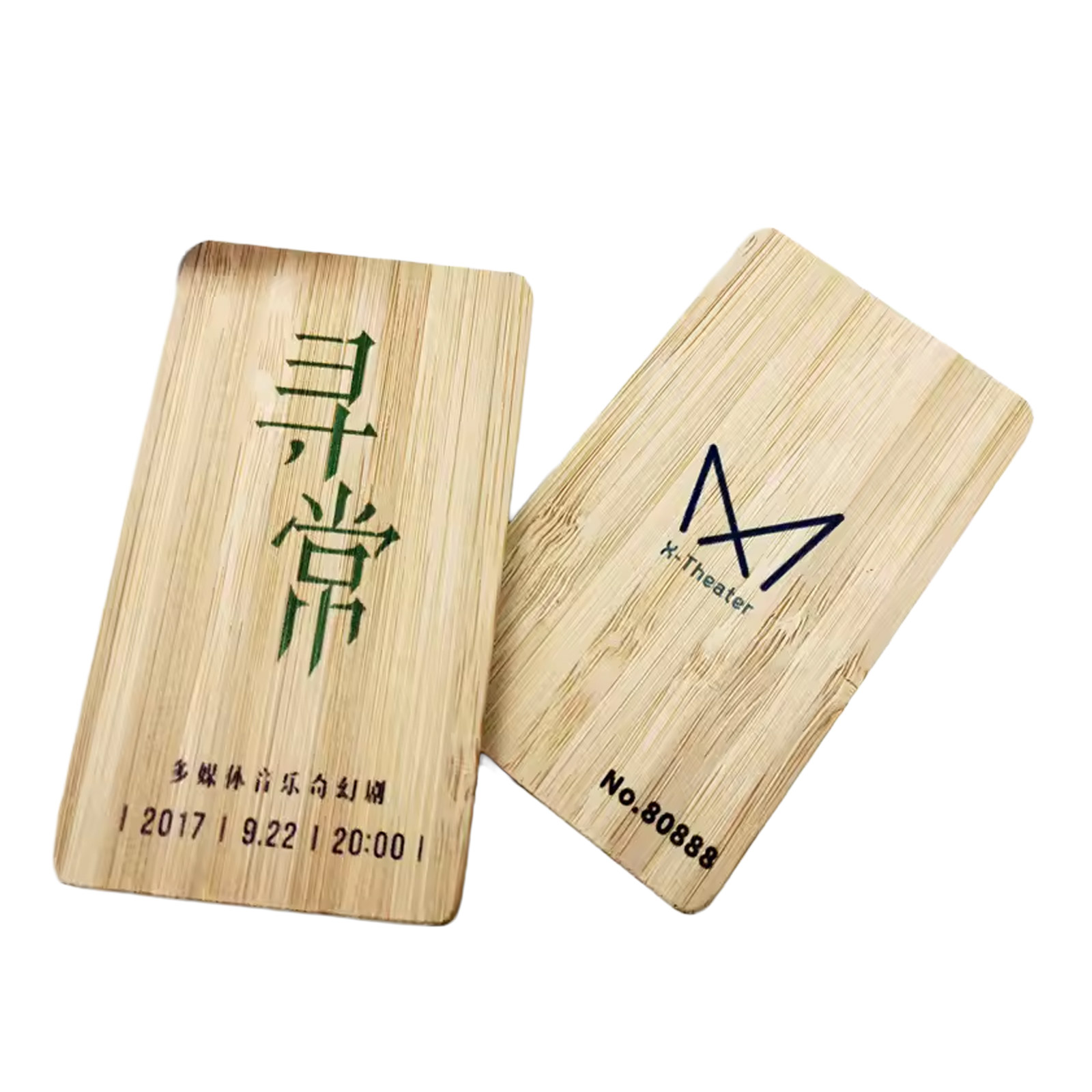 50x cartes de visite en bambou vierges 2 mm – cartes en bois vierges pour gravure et DIY – Image 3