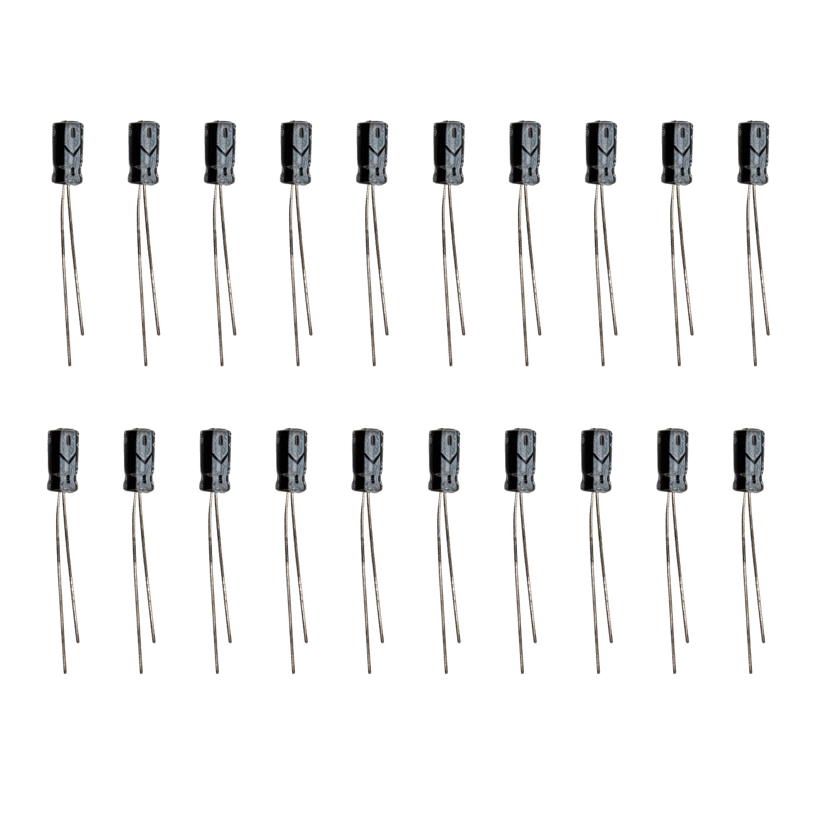 20x condensateur électrolytique 50V 1µF 4x7mm radial