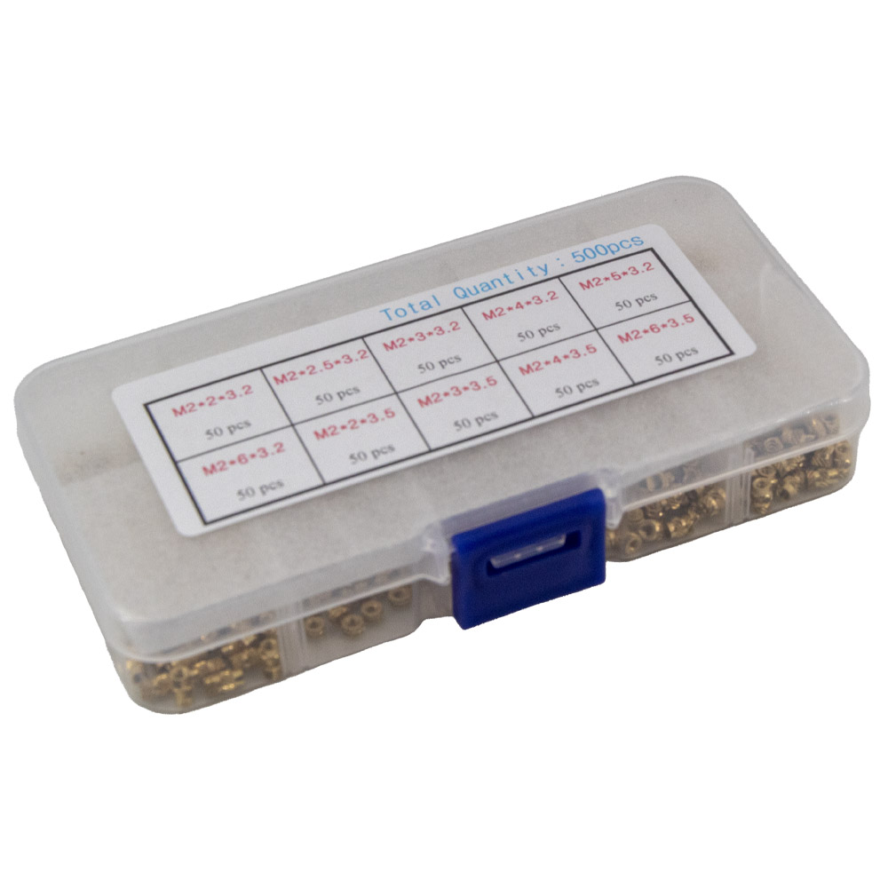 Kit de filetages à sertir M2 500 pièces – Image 3