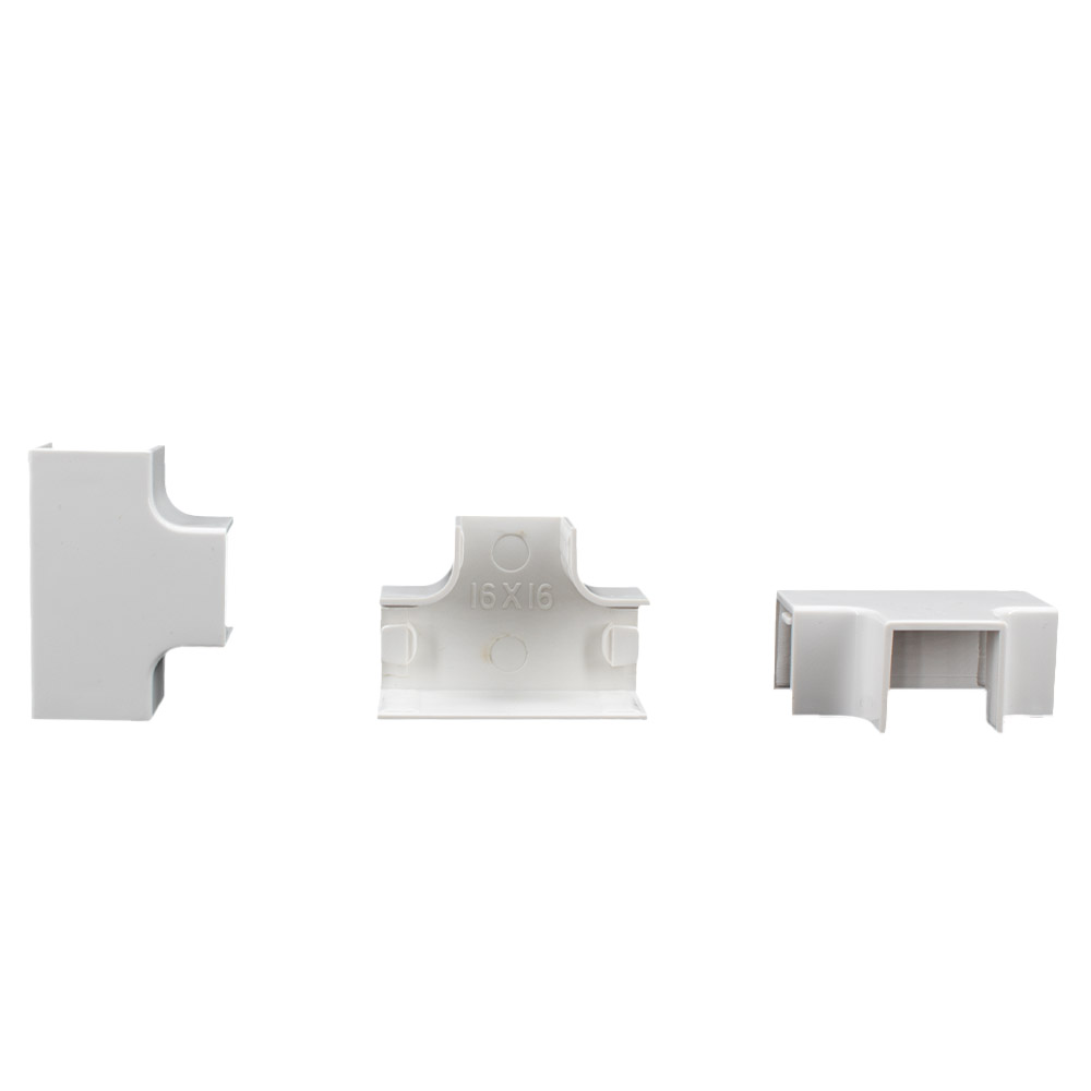 10x yourDroid pièce en T pour gaine de câbles 16x16 blanc – Image 3