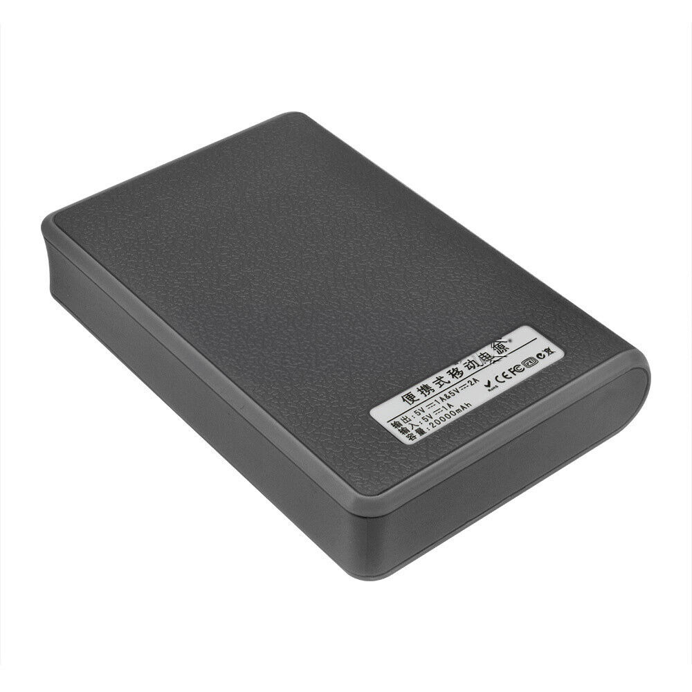 Boîtier de power bank 12 000 mAh noir pour 4x batteries lithium 18650 – Image 4