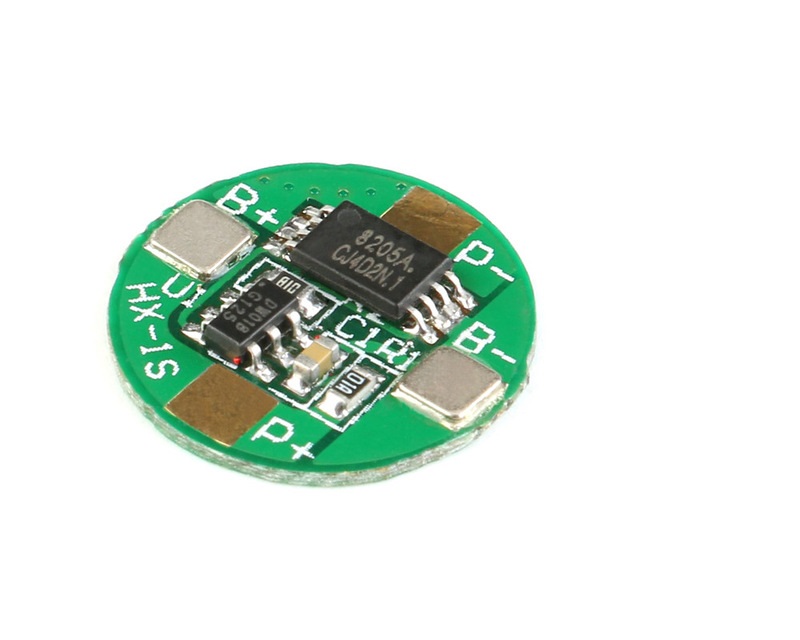 Carte de protection BMS PCM 3.7V 1S 2.5A pour batterie li-ion 18650 module de charge