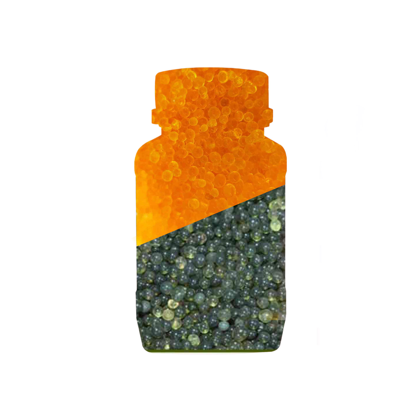 200g gel de silice orange régénérable, absorbant avec indicateur – Image 2