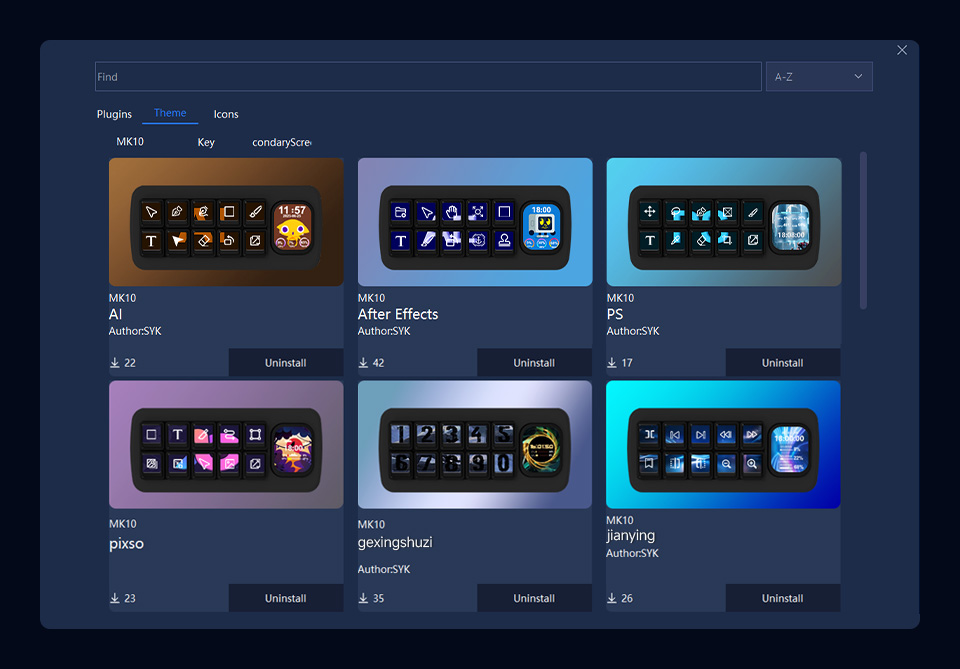 Waveshare MK10 Stream Deck contrôleur LCD à macros Noir – Image 14