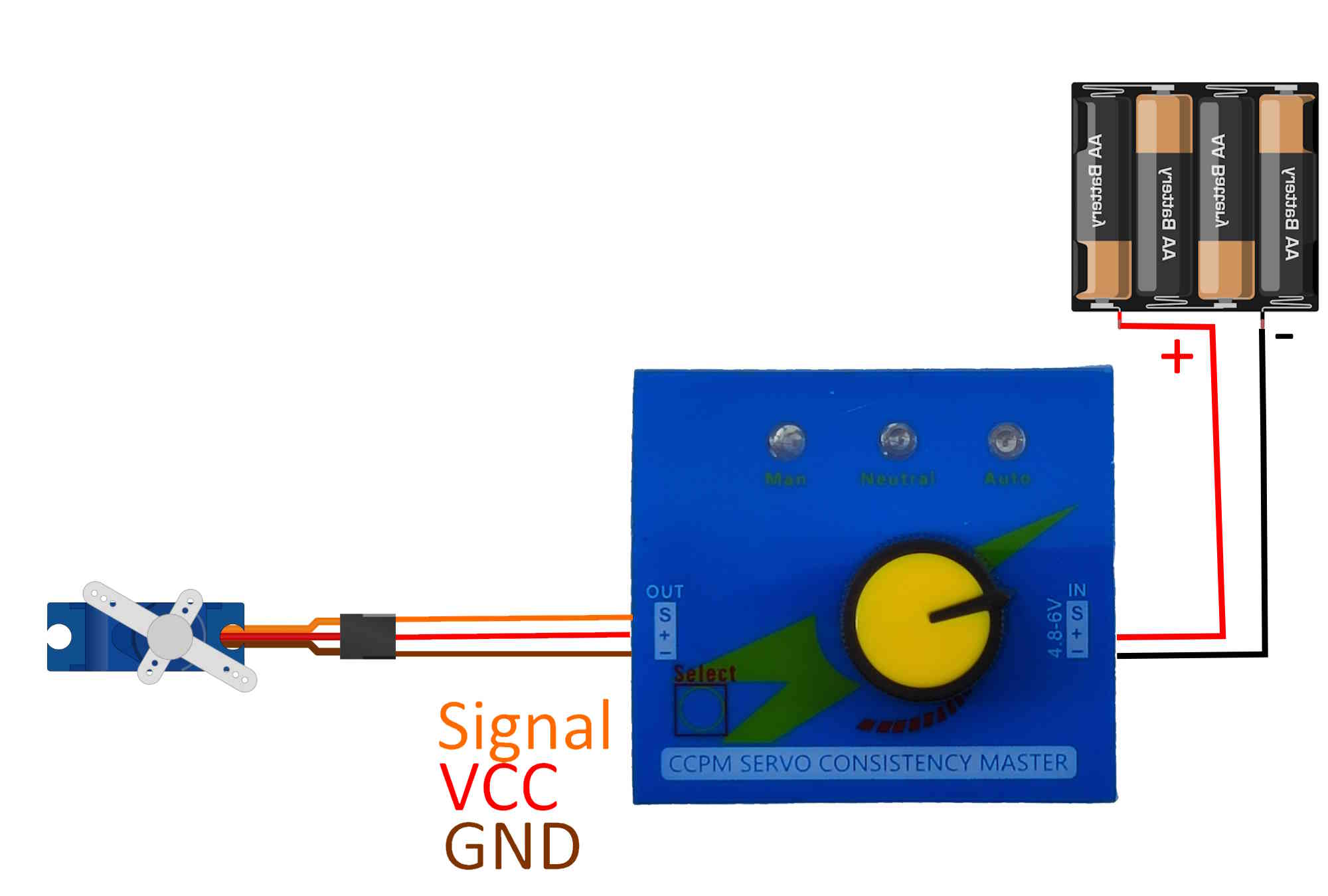 Testeur de servo pour quadricoptères et modélisme RC – Image 2