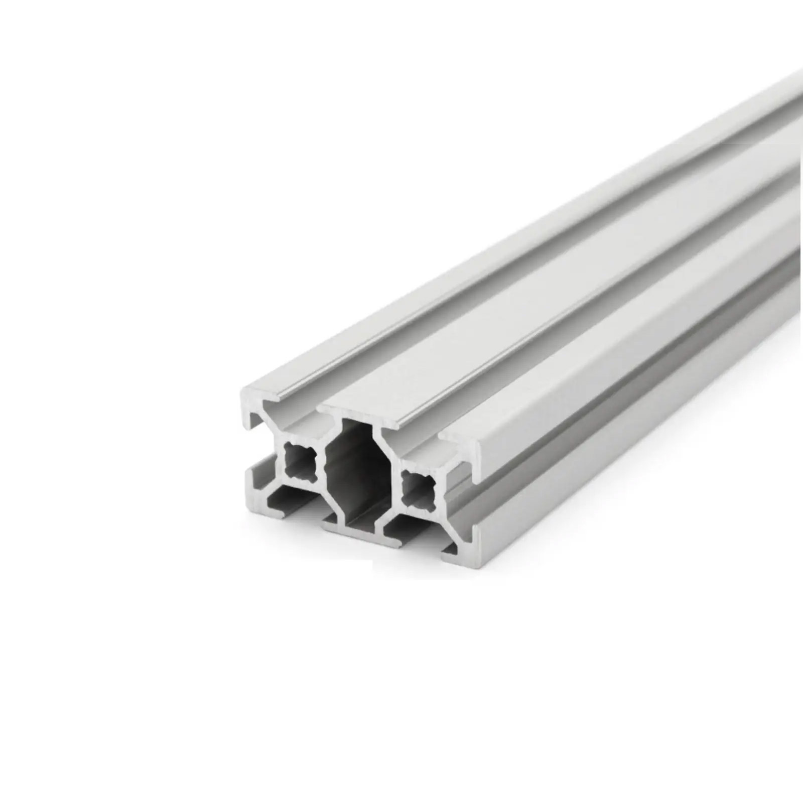 Profilé aluminium 20x40 B-Typ rainure 6 argenté, 0,5 mètre