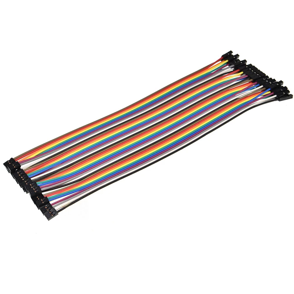 10x câble Dupont 2 broches 2,0 mm femelle vers 2,54 mm femelle 20 cm