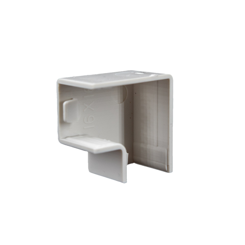 10x yourDroid canal de câbles pièce en L 16x16 blanc – Image 2