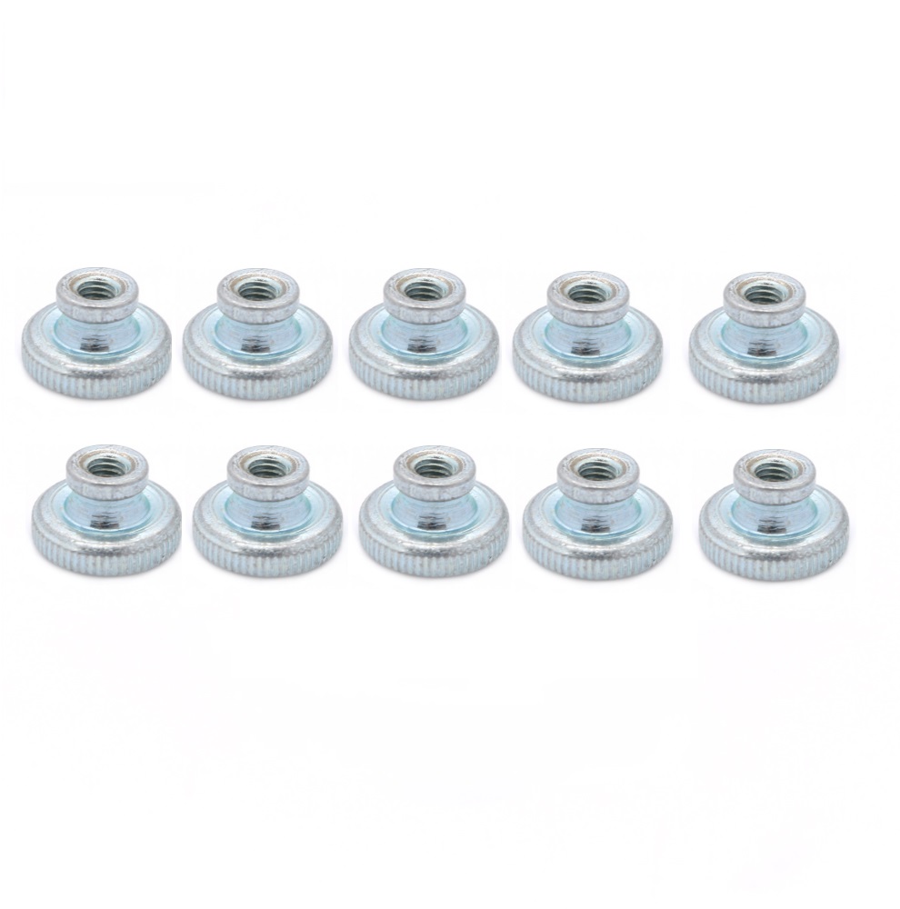 10x écrous moletés M3 pour plateaux chauffants