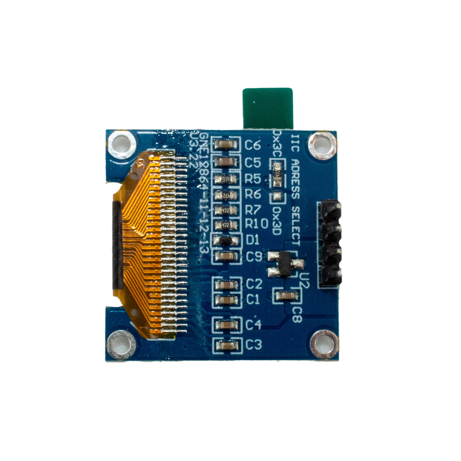 Écran OLED 0.96" I2C/IIC/TWI 128x64 pixels pour Arduino – Image 3
