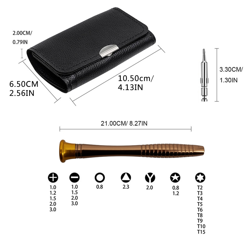 Kit de tournevis Torx 25 en 1 pour réparation mobile – Image 8