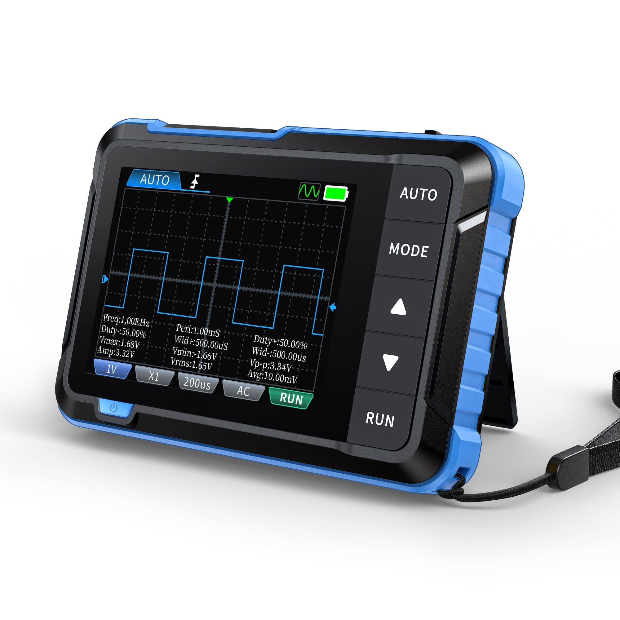 FNIRSI DSO-153 Mini-oscilloscope avec générateur de signaux – 1 MHz de bande passante, 5 MS/s, écran 2,4"